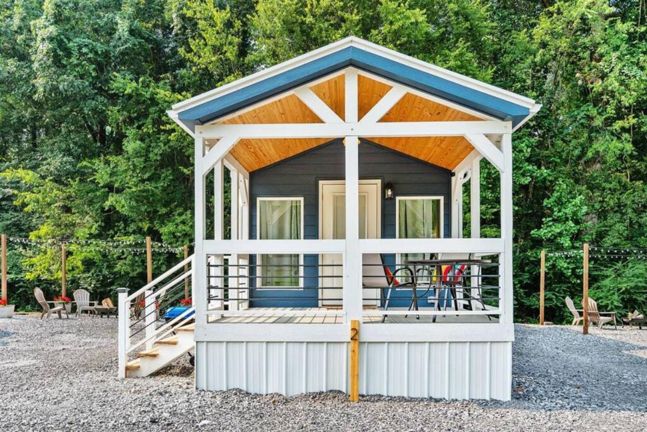 2 Villa D'Azur Luxury Tiny House Mins To Lake Guntersville, Downtown, Firepit Exteriör bild